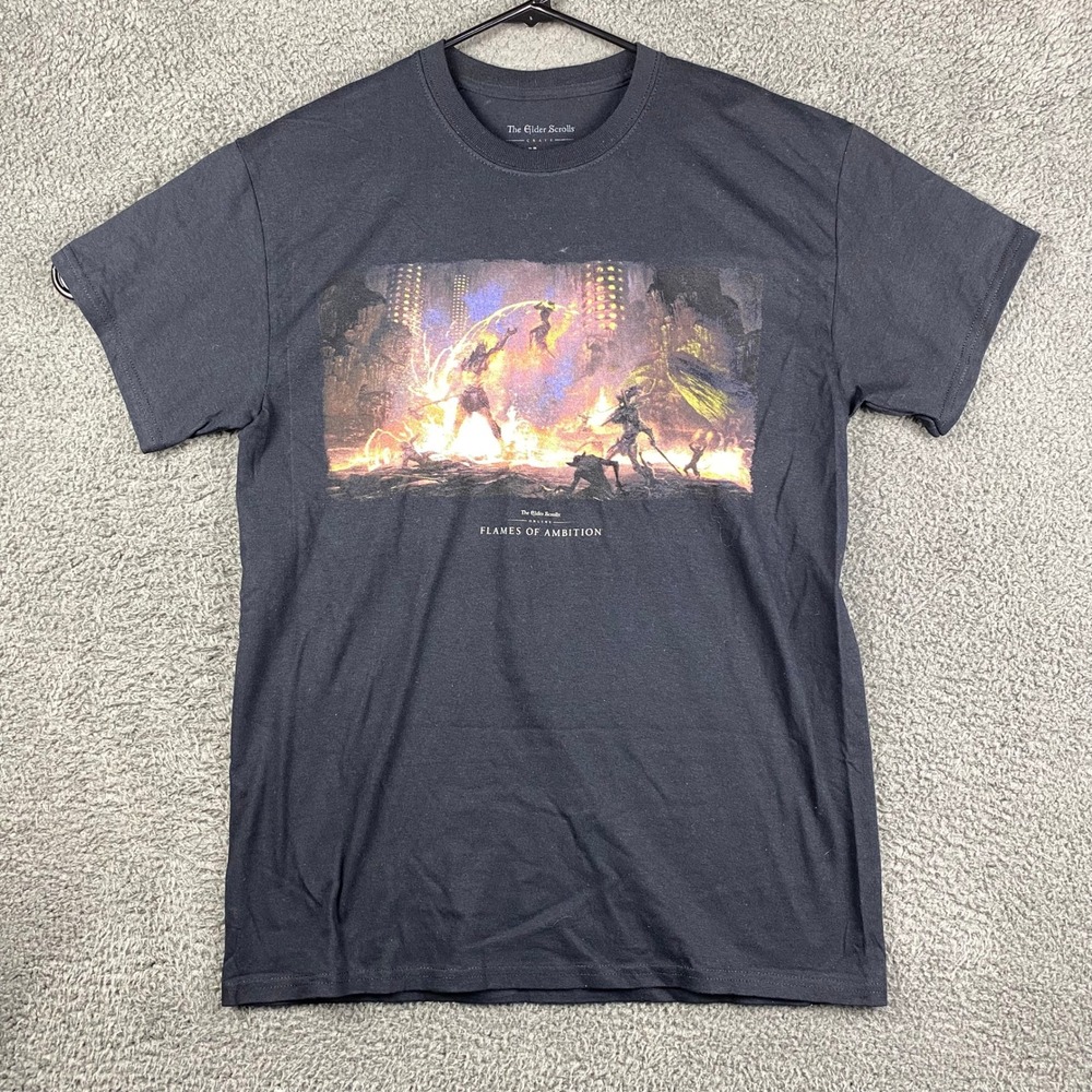 Elder Scrolls Online Flames of Ambition Bethesda‎ Loot Crate T Shirt Men